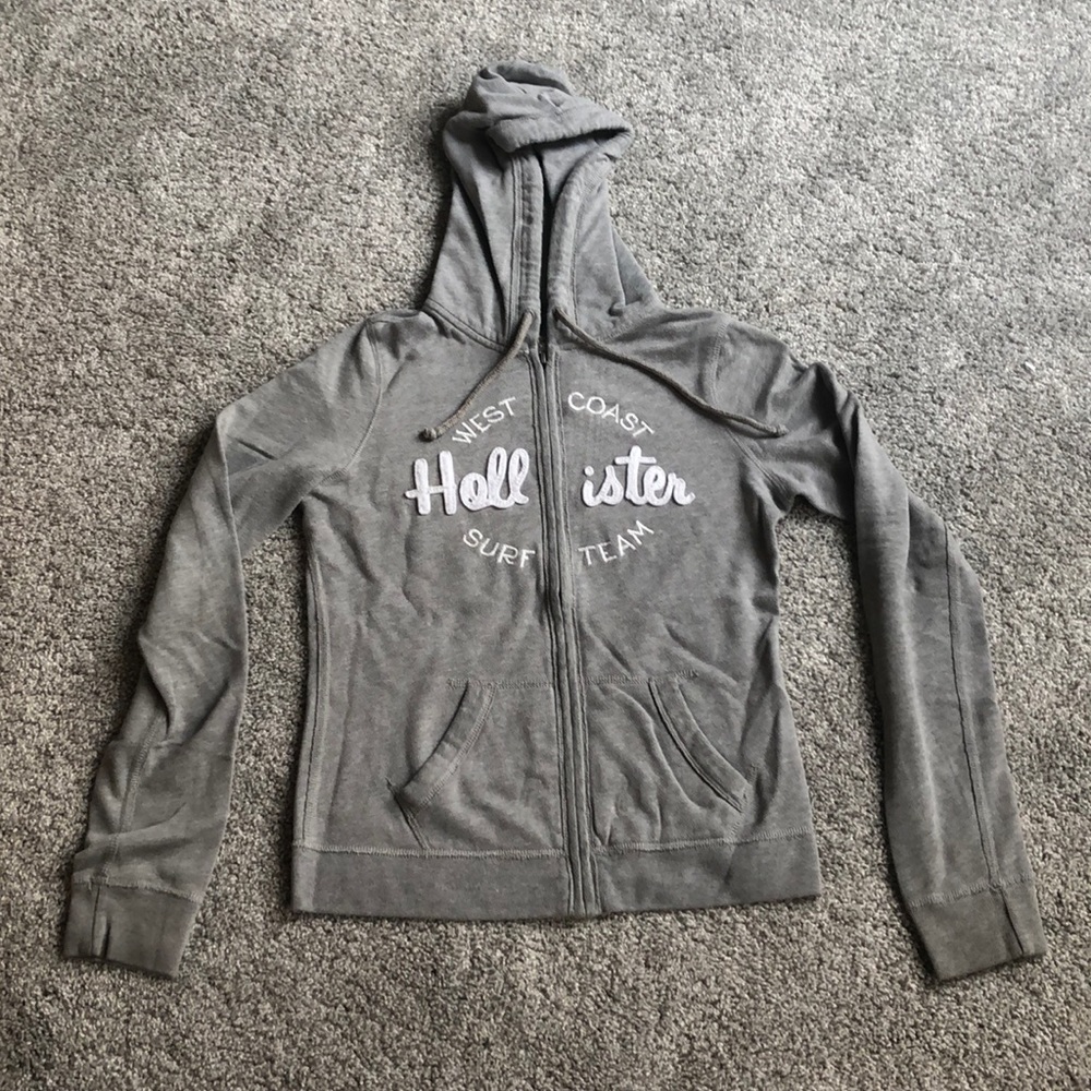 Hollister zip up hoodie